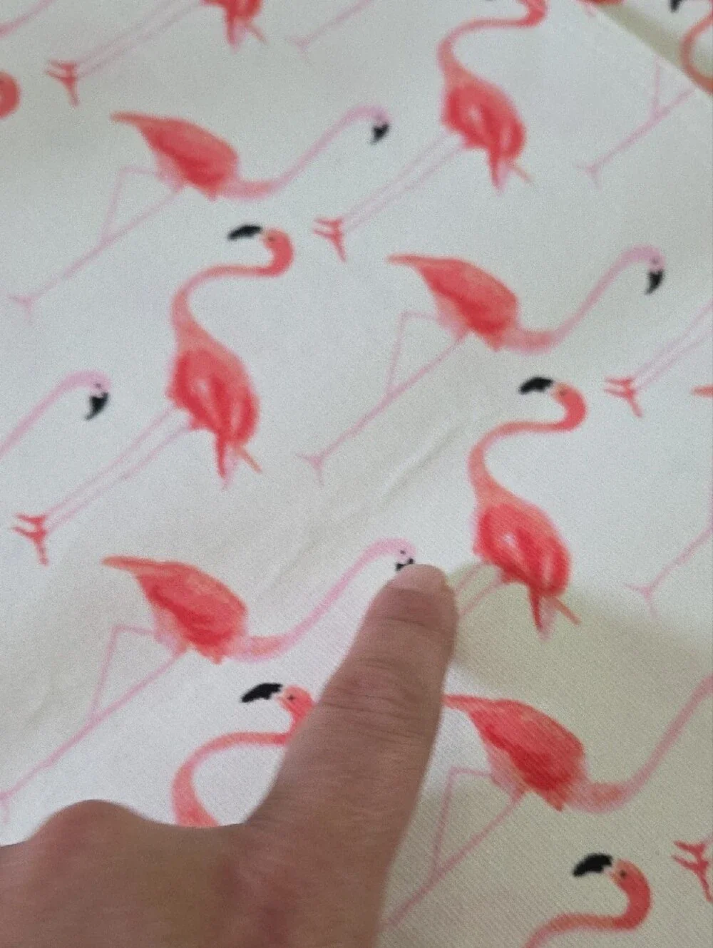 kate spade Coral Pink Flamingo Print Placemat